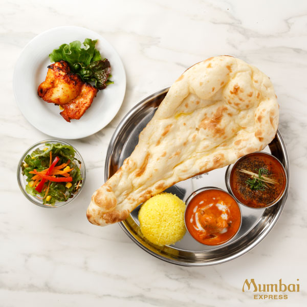 Mumbai Express　Shapo Funabashi　Chiba　Mumbai Group　Indian Curry　Halal Friendly　Lunch　Dinner　Take Out　Delivery　Cheese Naan