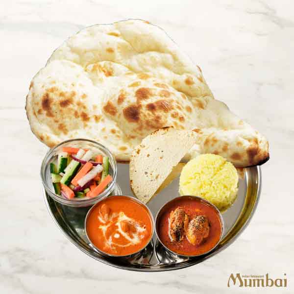 Indian Restaurant Mumbai　Shinjuku　Tokyo　Indian Cuisine Mumbai Group　Indian Curry　Halal Friendly　Lunch Set　Tandoori Naan