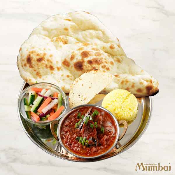 Indian Restaurant Mumbai　Shinjuku　Tokyo　Indian Cuisine Mumbai Group　Indian Curry　Halal Friendly　Lunch Set　Tandoori Naan